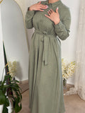 Robe lin longue